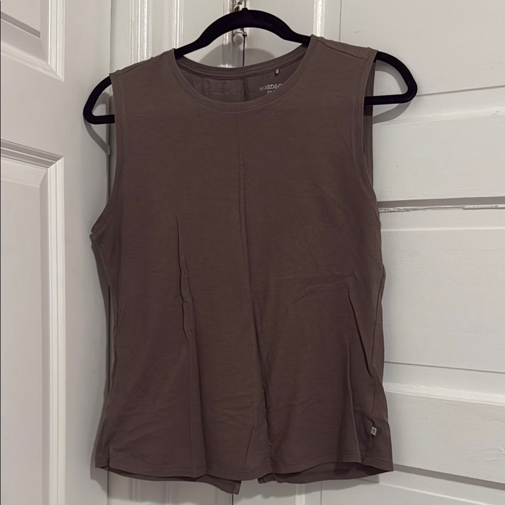 Toad & Co Women's Brown Sleeveless Top